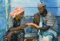 Saho men in Eritrea after successful fishing trip 